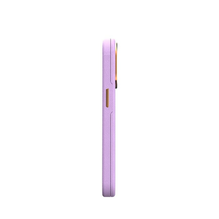 Moshi Napa Slim MagSafe - Skórzane etui iPhone 14 Pro (Lavender Purple)