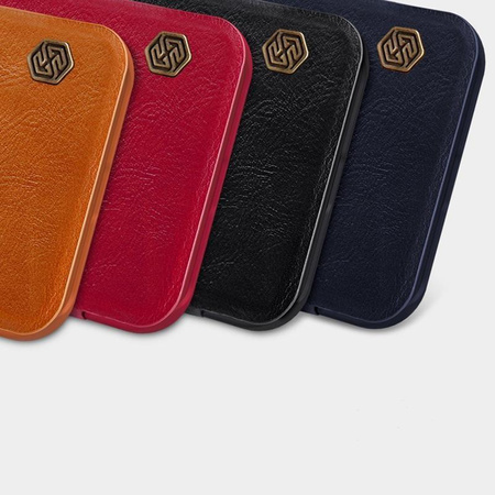 Nillkin Qin Leather Case - Etui Apple iPhone 12 Mini (Blue)