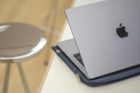 Moshi Pluma - Pokrowiec MacBook Pro 14" (2021) (Denim Blue)