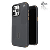 Speck Presidio2 Grip ClickLock & MagSafe - Etui iPhone 15 Pro Max (Charcoal Grey/Cool Bronze)