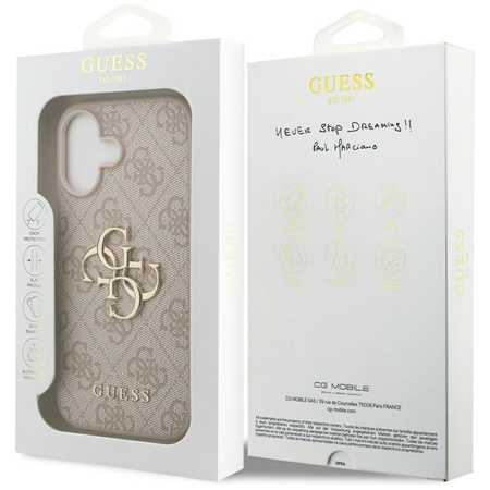 Guess 4G Big Logo - Etui iPhone 17 (różowy)