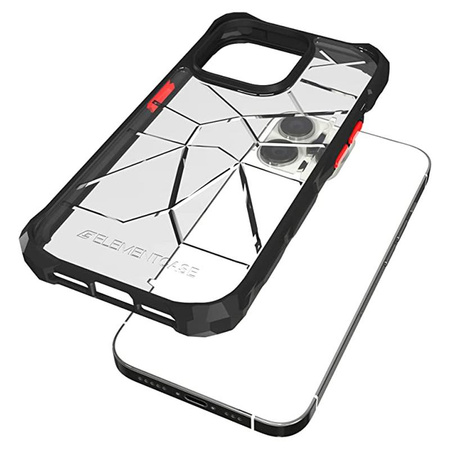 Element Case Special Ops X5 - Pancerne etui iPhone 14 Pro (Mil-Spec Drop Protection) (Clear/Black)