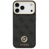 Guess 4G Strass Logo MagSafe - Etui iPhone 17 Pro Max (czarny)