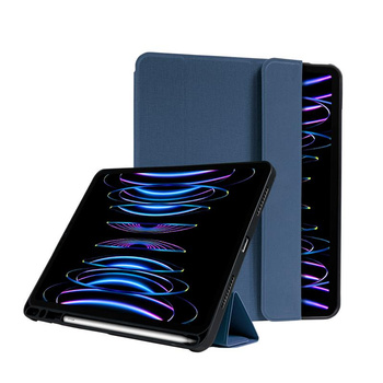 Crong FlexFolio – Etui iPad Air 11” M3 (2025) / iPad Air 11” M2 (2024) / iPad Air 10.9” (5-4 gen.) / iPad Pro 11" (2022-2021) z funkcją Apple Pencil (niebieski)