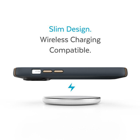 Speck Presidio2 Pro - Antybakteryjne etui iPhone 14 Pro (Charcoal / Cool Bronze / Slate)