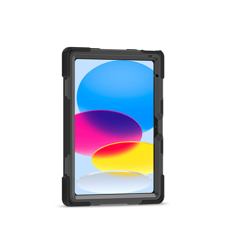 Crong Defender Plus – Pancerne etui iPad 11" A16 (2025) / 10.9" (2022) (czarny)
