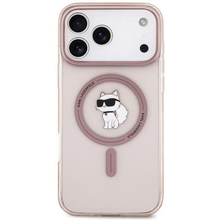 Karl Lagerfeld IML Choupette MagSafe - Etui iPhone 17 Pro Max (różowy)