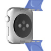 PURO ICON - Elastyczny pasek sportowy do Apple Watch 42/44/45 mm (S/M & M/L) (niebieski)