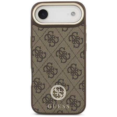 Guess 4G Strass Logo MagSafe - Etui iPhone Air (brązowy)