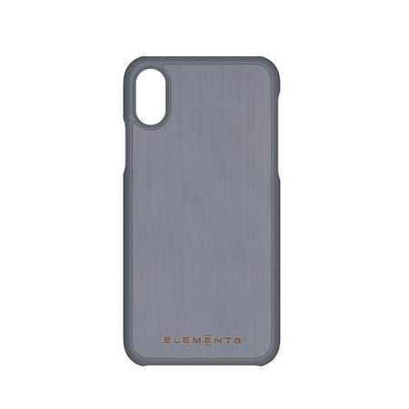 Nordic Elements Original Gefion - Drewniane etui iPhone Xs / X (Mid Grey)