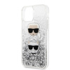 Karl Lagerfeld Liquid Glitter Hearts - Etui iPhone 11