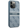 Guess 4G Printed Stripe - Etui iPhone 13 Pro Max (niebieski)