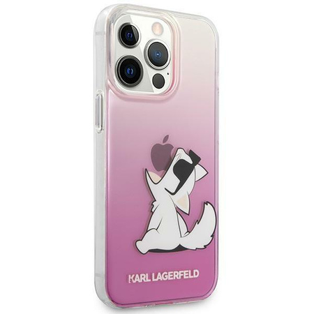 Karl Lagerfeld Choupette Fun Sunglasses - Etui iPhone 14  Pro (różowy)
