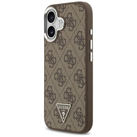 Guess 4G Triangle Logo MagSafe - Etui iPhone 17 (brązowy)