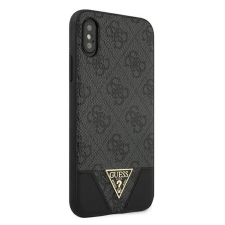 Guess 4G Triangle Collection - Etui iPhone Xs Max (szary)
