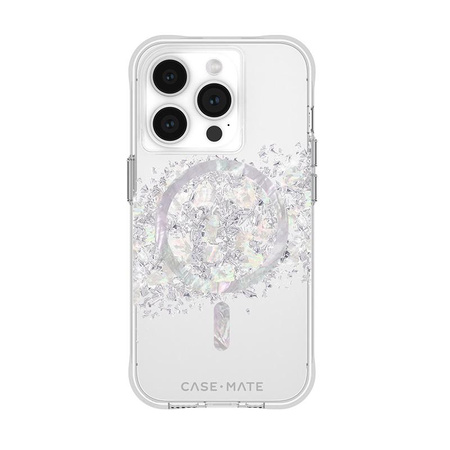 Case-Mate Karat MagSafe - Etui iPhone 15 Pro zdobione naturalną masą perłową (A Touch of Pearl)