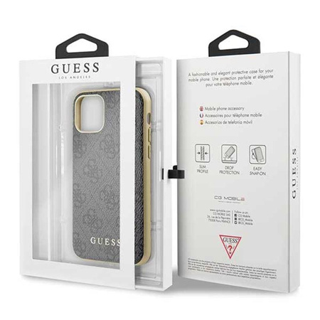 Guess 4G Charms Collection - Etui iPhone 11 Pro (szary)