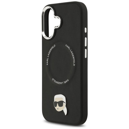 Karl Lagerfeld Karl Pin MagSafe - Etui iPhone 17 (czarny)