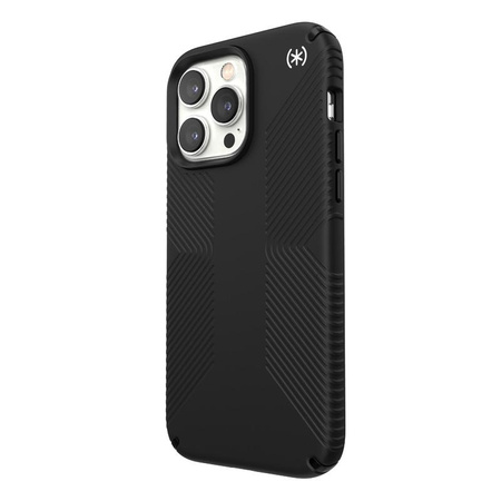 Speck Presidio2 Grip - Antypoślizgowe etui iPhone 14 Pro Max (Black / Black / White)