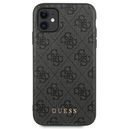 Guess 4G Metal Gold Logo – Etui iPhone 11 (szary)