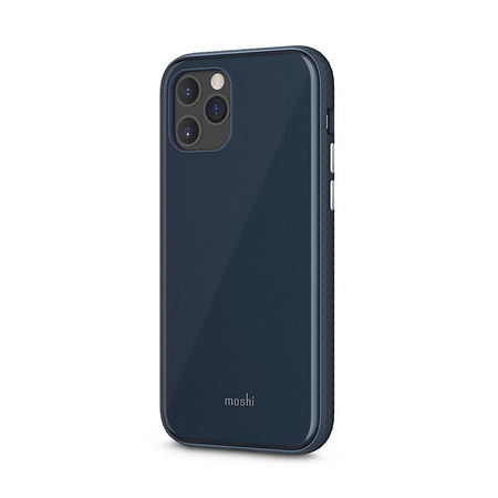 Moshi iGlaze - Etui iPhone 12 / iPhone 12 Pro (system SnapTo) (Midnight Blue)
