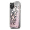 Karl Lagerfeld Signature Glitter Case - Etui iPhone 11 Pro (Rose Gold)