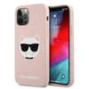 Karl Lagerfeld Choupette Head Silicone - Etui iPhone 12 Pro Max (różowy)