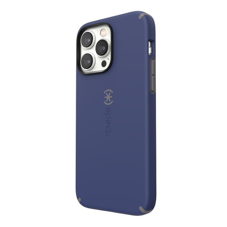 Speck CandyShell Pro + MagSafe - Etui iPhone 14 Pro Max z powłoką MICROBAN (Prussian Blue / Cloudy Grey)
