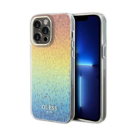 Guess IML Faceted Mirror Disco Iridescent - Etui iPhone 13 Pro Max (Iridescent)