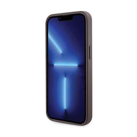 Guess Crossbody 4G Metal Logo - Etui iPhone 13 Pro Max (brązowy)