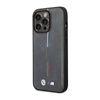 BMW Quilted Tricolor - Etui iPhone 14 Pro (szary)