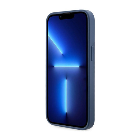 Guess 4G Printed Stripes MagSafe - Etui iPhone 14 (Niebieski)