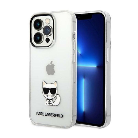 Karl Lagerfeld Choupette Body - Etui iPhone 14 Pro (przezroczysty)