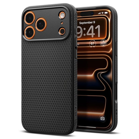 Spigen Liquid Air - Etui do iPhone 17 Pro Max (Matte Black)