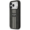 Guess 4G Printed Stripes MagSafe - Etui iPhone 17 Pro (czarny)