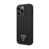 Guess Silicone Triangle Logo - Etui iPhone 14 Pro (czarny)
