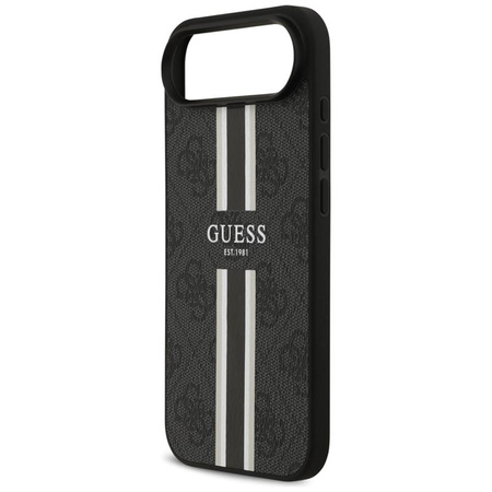 Guess 4G Printed Stripes MagSafe - Etui iPhone Air (czarny)