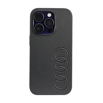 Audi Synthetic Leather - Etui iPhone 14 Pro (Czarny)