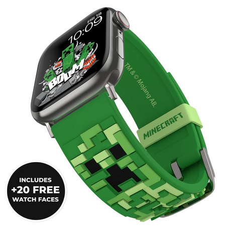 Minecraft - Pasek do Apple Watch (Creeper 3D)