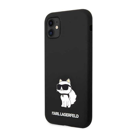 Karl Lagerfeld Silicone NFT Choupette - Etui iPhone 11 (czarny)