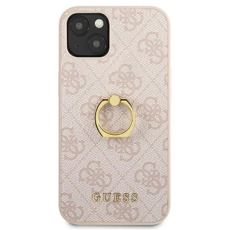 Guess 4G Ring Case - Etui iPhone 13 mini (różowy)