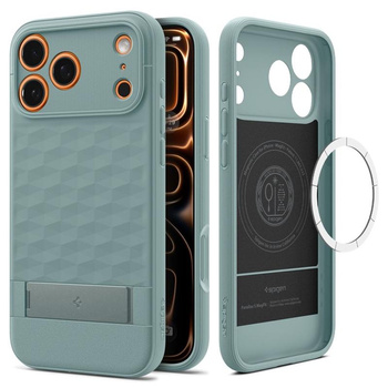 Spigen Parallax S Mag MagSafe - Etui do iPhone 17 Pro Max (Sage Green)