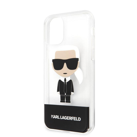 Karl Lagerfeld Iconic Karl - Etui iPhone 11 Pro (przezroczysty)