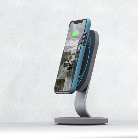 Nordic Elements Saeson Freja - Materiałowe etui iPhone Xs / X (Petrol)