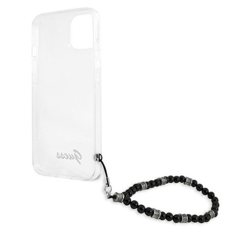 Guess Black Pearl Strap - Etui iPhone 13 Mini (przezroczysty)