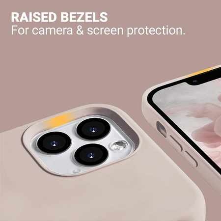 Crong Color Cover - Etui iPhone 13 Pro (piaskowy róż)