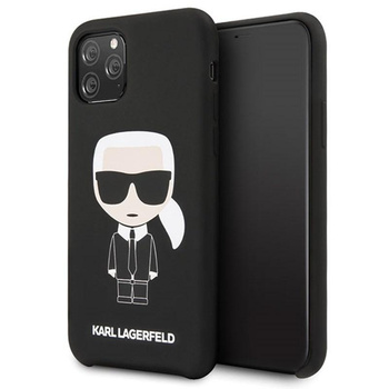 Karl Lagerfeld Fullbody Silicone Iconic - Etui iPhone 11 Pro (Black)
