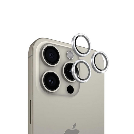 Case-Mate Aluminum Ring Lens Protector - Szkło ochronne na obiektyw aparatu iPhone 15 Pro / iPhone 15 Pro Max (Twinkle)