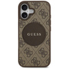 Guess 4G Circle Classic Logo MagSafe - Etui iPhone 17 (brązowy)