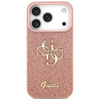 Guess Fixed Glitter Big 4G - Etui do iPhone 17 Pro (różowy)